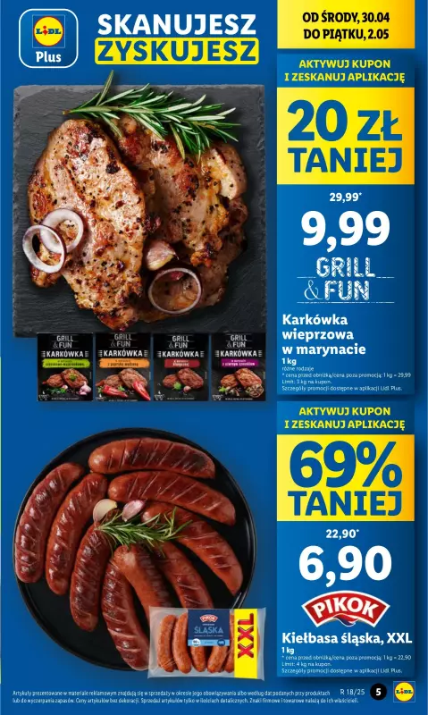 Lidl - gazetka promocyjna Od środy od środy 30.04 do piątku 02.05 - strona 7