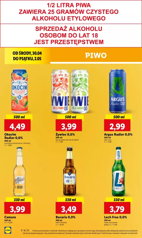 Lidl - gazetka promocyjna Od środy od środy 30.04 do piątku 02.05 - strona 36