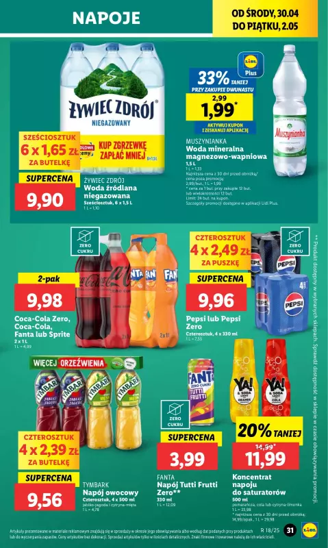 Lidl - gazetka promocyjna Od środy od środy 30.04 do piątku 02.05 - strona 39