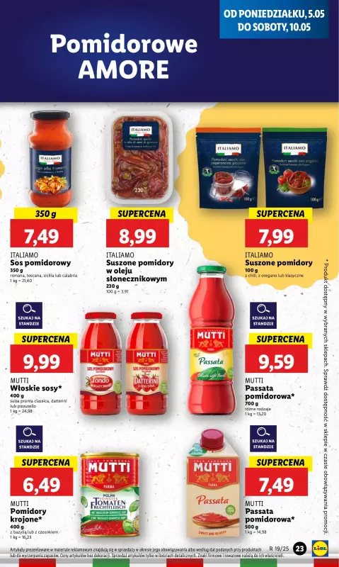 Lidl - gazetka promocyjna Oferta od poniedziałku od poniedziałku 05.05 do środy 07.05 - strona 25