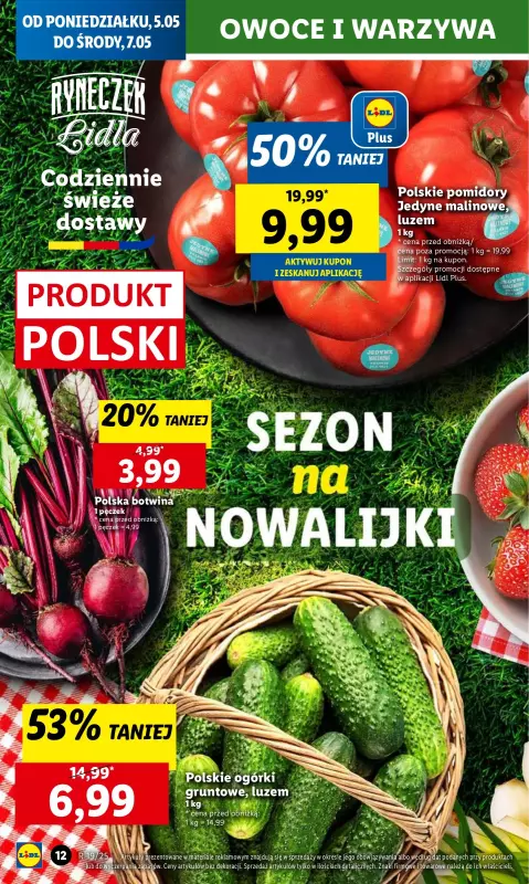 Lidl - gazetka promocyjna Oferta od poniedziałku od poniedziałku 05.05 do środy 07.05 - strona 14