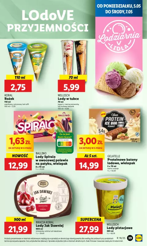 Lidl - gazetka promocyjna Oferta od poniedziałku od poniedziałku 05.05 do środy 07.05 - strona 43