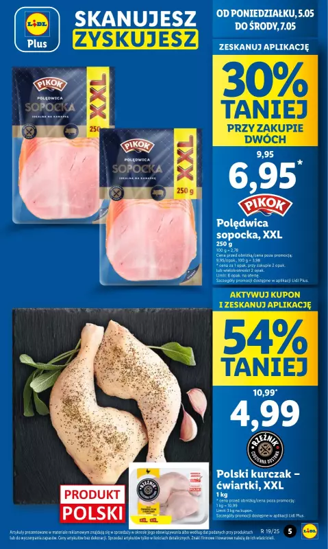 Lidl - gazetka promocyjna Oferta od poniedziałku od poniedziałku 05.05 do środy 07.05 - strona 5