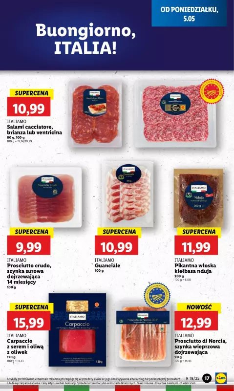 Lidl - gazetka promocyjna Oferta od poniedziałku od poniedziałku 05.05 do środy 07.05 - strona 19
