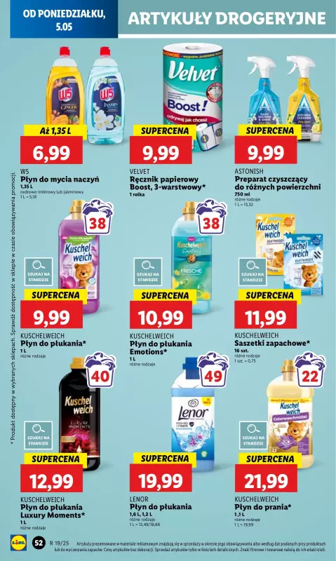 Lidl - gazetka promocyjna Oferta od poniedziałku od poniedziałku 05.05 do środy 07.05 - strona 60