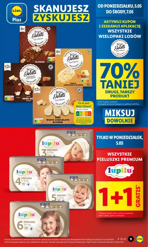 Lidl - gazetka promocyjna Oferta od poniedziałku od poniedziałku 05.05 do środy 07.05 - strona 9