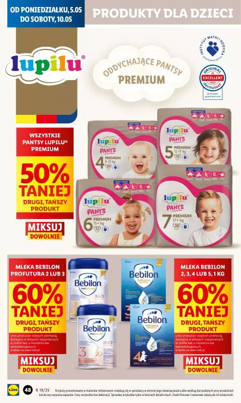 Lidl - gazetka promocyjna Oferta od poniedziałku od poniedziałku 05.05 do środy 07.05 - strona 56