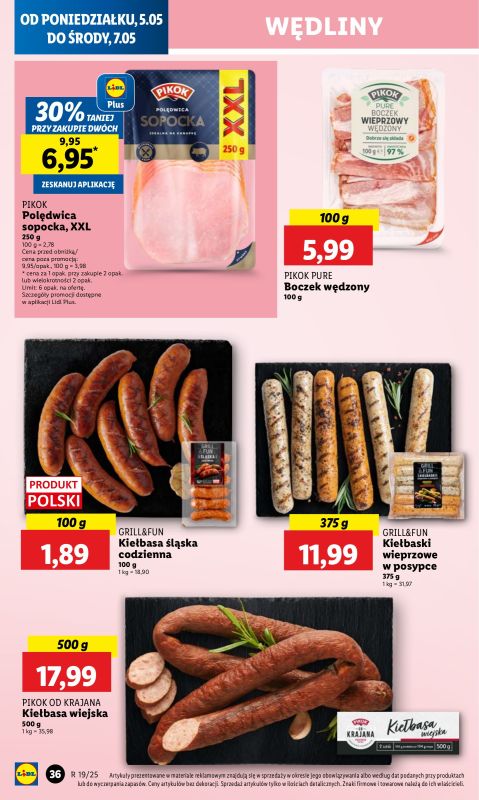Lidl - gazetka promocyjna Oferta od poniedziałku od poniedziałku 05.05 do środy 07.05 - strona 40