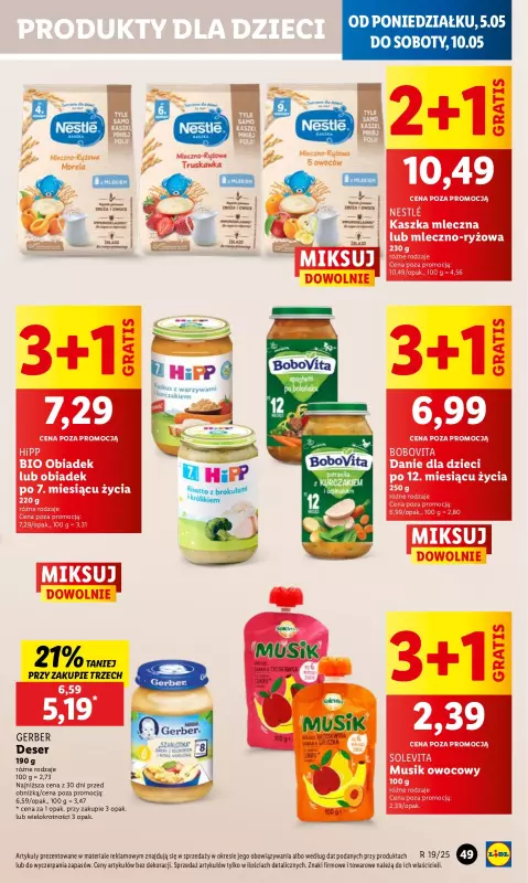 Lidl - gazetka promocyjna Oferta od poniedziałku od poniedziałku 05.05 do środy 07.05 - strona 57