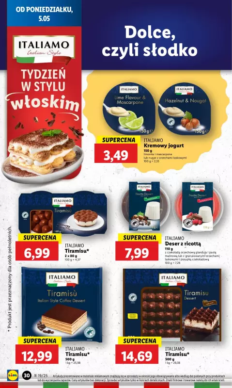 Lidl - gazetka promocyjna Oferta od poniedziałku od poniedziałku 05.05 do środy 07.05 - strona 34