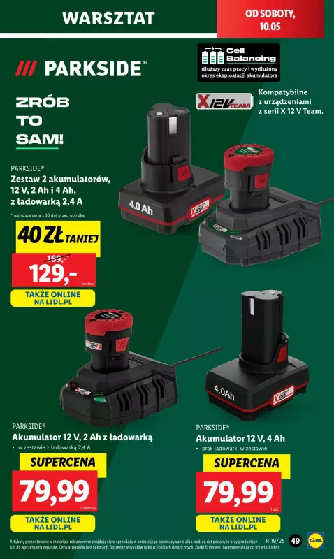 Lidl - gazetka promocyjna Katalog od poniedziałku 05.05 do soboty 10.05 - strona 55