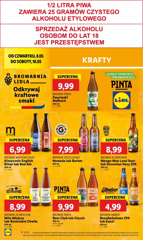 Lidl - gazetka promocyjna Oferta od czwartku od czwartku 08.05 do soboty 10.05 - strona 40