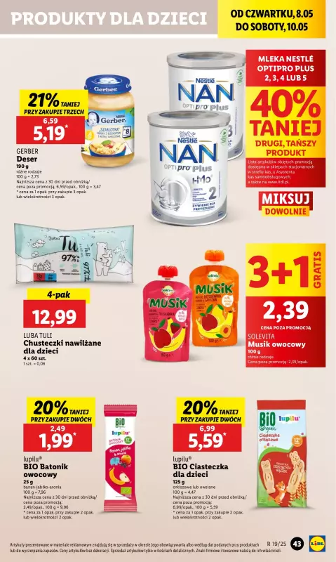Lidl - gazetka promocyjna Oferta od czwartku od czwartku 08.05 do soboty 10.05 - strona 51