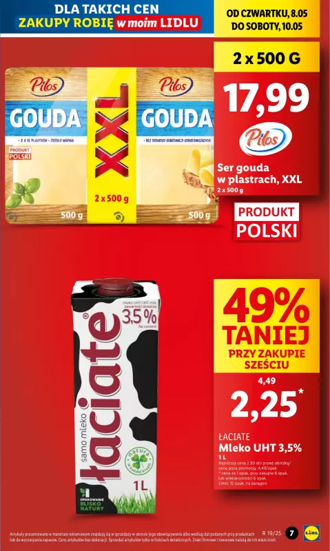 Lidl - gazetka promocyjna Oferta od czwartku od czwartku 08.05 do soboty 10.05 - strona 7