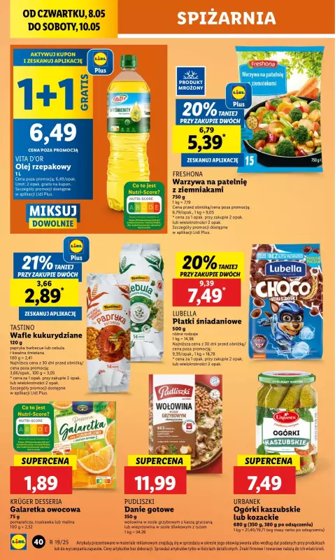 Lidl - gazetka promocyjna Oferta od czwartku od czwartku 08.05 do soboty 10.05 - strona 48