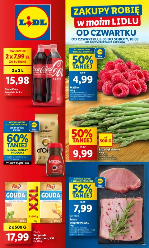 Lidl - gazetka promocyjna Oferta od czwartku od czwartku 08.05 do soboty 10.05