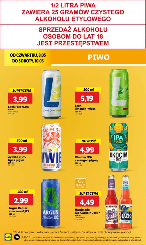 Lidl - gazetka promocyjna Oferta od czwartku od czwartku 08.05 do soboty 10.05 - strona 38