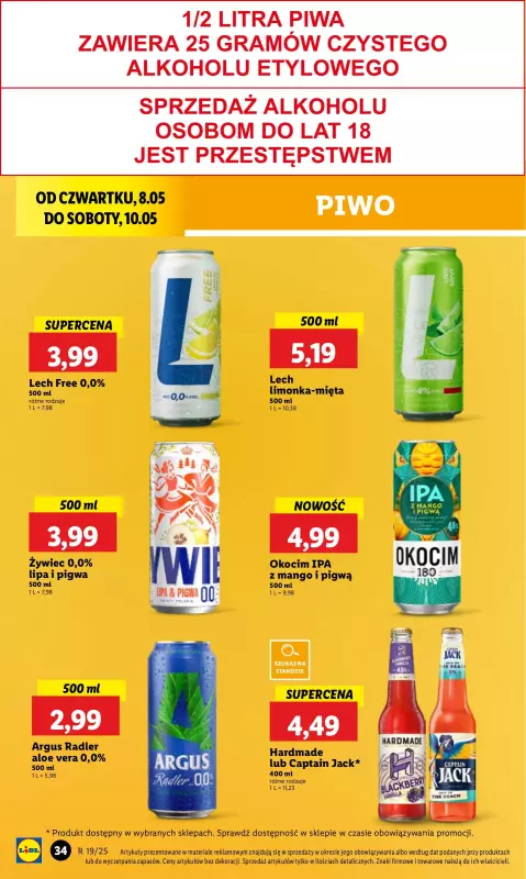 Lidl - gazetka promocyjna Oferta od czwartku od czwartku 08.05 do soboty 10.05 - strona 38