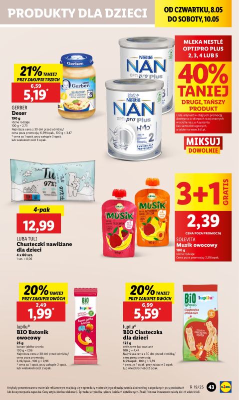 Lidl - gazetka promocyjna Oferta od czwartku od czwartku 08.05 do soboty 10.05 - strona 55