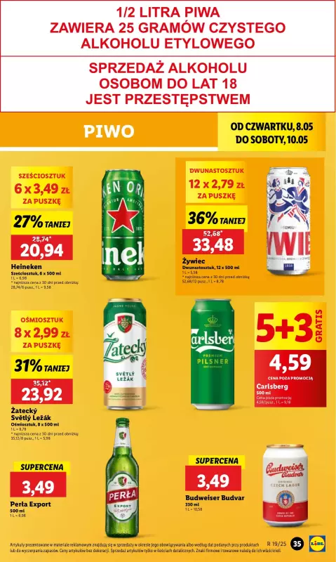 Lidl - gazetka promocyjna Oferta od czwartku od czwartku 08.05 do soboty 10.05 - strona 43