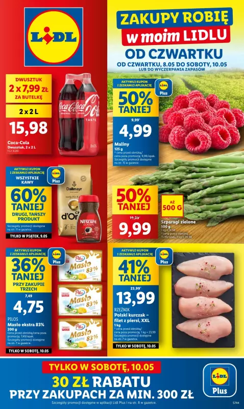 Lidl - gazetka promocyjna Oferta od czwartku od czwartku 08.05 do soboty 10.05