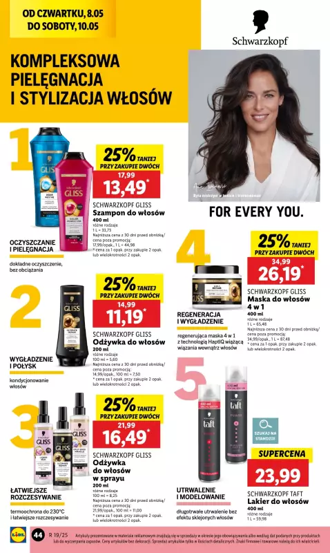 Lidl - gazetka promocyjna Oferta od czwartku od czwartku 08.05 do soboty 10.05 - strona 56