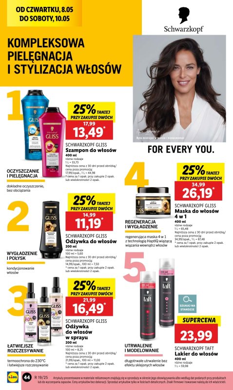 Lidl - gazetka promocyjna Oferta od czwartku od czwartku 08.05 do soboty 10.05 - strona 56