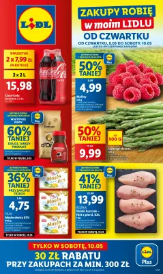 Lidl - gazetka promocyjna Oferta od czwartku od czwartku 08.05 do soboty 10.05