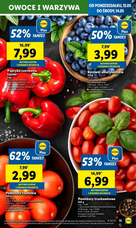 Lidl - gazetka promocyjna Oferta od poniedziałku od poniedziałku 12.05 do środy 14.05 - strona 17