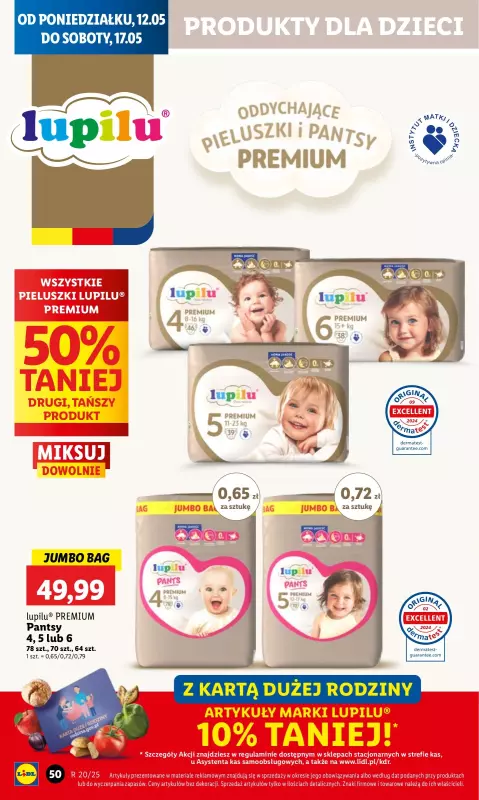 Lidl - gazetka promocyjna Oferta od poniedziałku od poniedziałku 12.05 do środy 14.05 - strona 60
