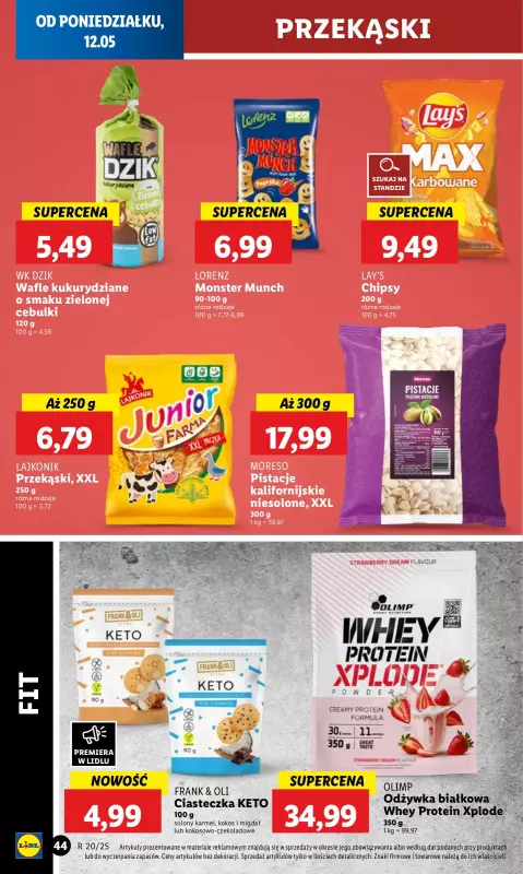 Lidl - gazetka promocyjna Oferta od poniedziałku od poniedziałku 12.05 do środy 14.05 - strona 54