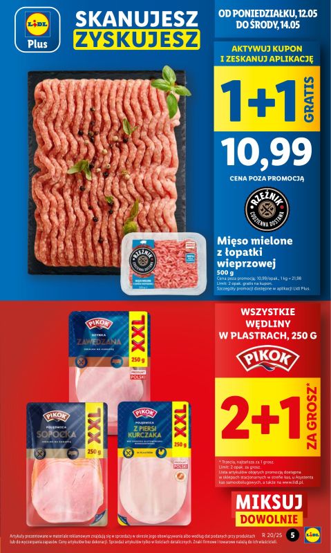 Lidl - gazetka promocyjna Oferta od poniedziałku od poniedziałku 12.05 do środy 14.05 - strona 5
