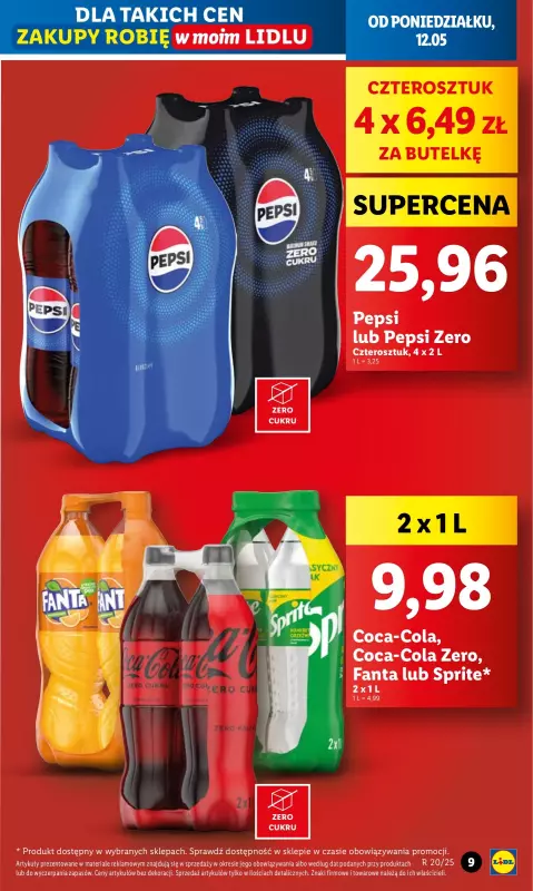 Lidl - gazetka promocyjna Oferta od poniedziałku od poniedziałku 12.05 do środy 14.05 - strona 9