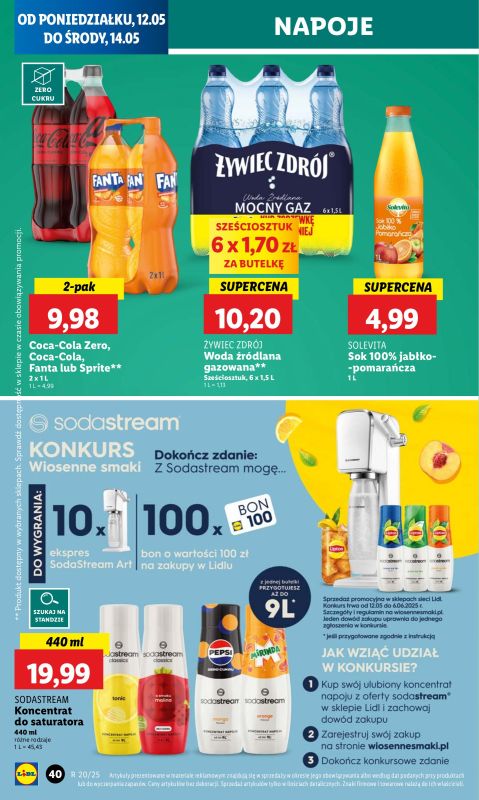 Lidl - gazetka promocyjna Oferta od poniedziałku od poniedziałku 12.05 do środy 14.05 - strona 50