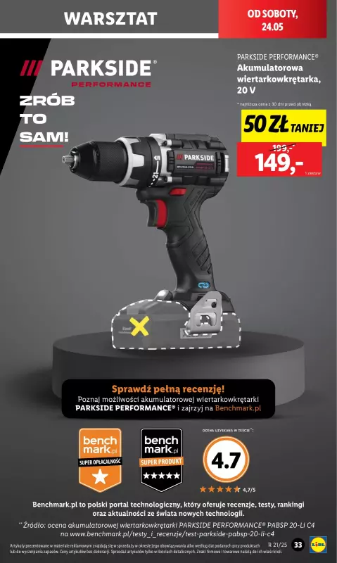 Lidl - gazetka promocyjna Katalog od poniedziałku 19.05 do soboty 24.05 - strona 43