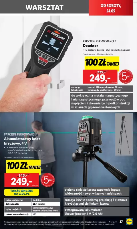 Lidl - gazetka promocyjna Katalog od poniedziałku 19.05 do soboty 24.05 - strona 47