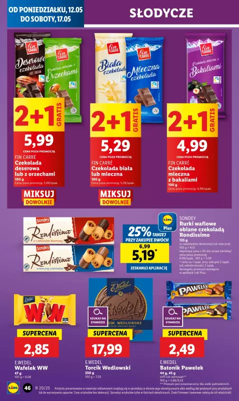 Lidl - gazetka promocyjna Oferta od poniedziałku od poniedziałku 12.05 do środy 14.05 - strona 56