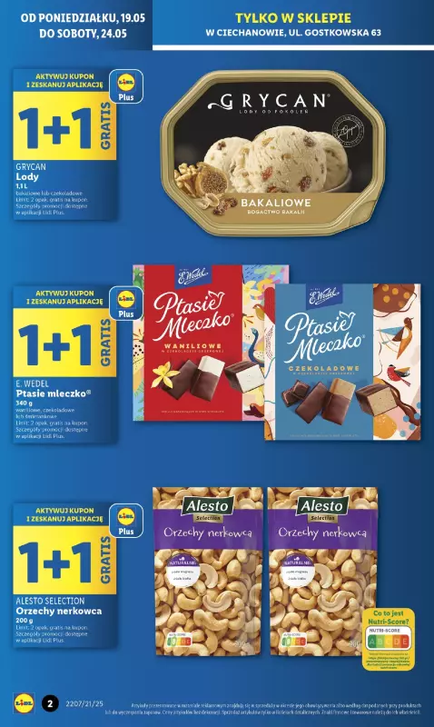 Lidl - gazetka promocyjna Lidl Ciechanów - Wyjątkowa oferta dla Ciebie od poniedziałku 19.05 do soboty 24.05 - strona 2