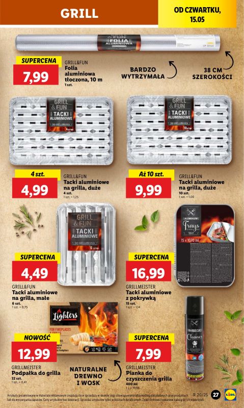 Lidl - gazetka promocyjna Oferta od czwartku od czwartku 15.05 do soboty 17.05 - strona 31