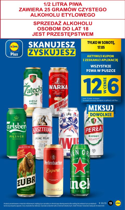 Lidl - gazetka promocyjna Oferta od czwartku od czwartku 15.05 do soboty 17.05 - strona 13