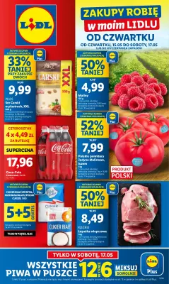 Lidl - gazetka promocyjna Oferta od czwartku od czwartku 15.05 do soboty 17.05