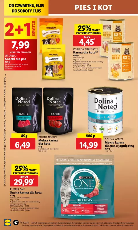 Lidl - gazetka promocyjna Oferta od czwartku od czwartku 15.05 do soboty 17.05 - strona 54