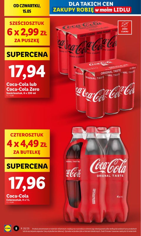 Lidl - gazetka promocyjna Oferta od czwartku od czwartku 15.05 do soboty 17.05 - strona 8