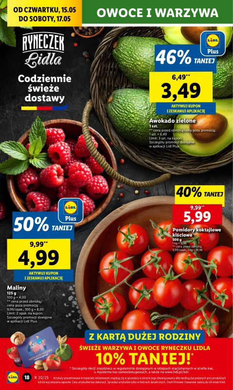 Lidl - gazetka promocyjna Oferta od czwartku od czwartku 15.05 do soboty 17.05 - strona 20