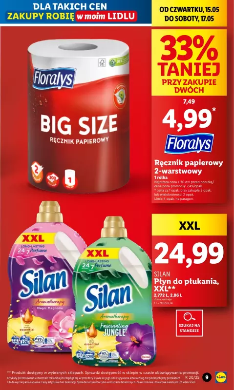 Lidl - gazetka promocyjna Oferta od czwartku od czwartku 15.05 do soboty 17.05 - strona 9