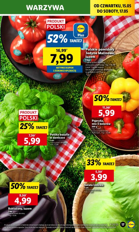 Lidl - gazetka promocyjna Oferta od czwartku od czwartku 15.05 do soboty 17.05 - strona 19