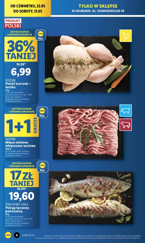 Lidl - gazetka promocyjna Wielkie Otwarcie! Szubin od czwartku 22.05 do soboty 31.05 - strona 4