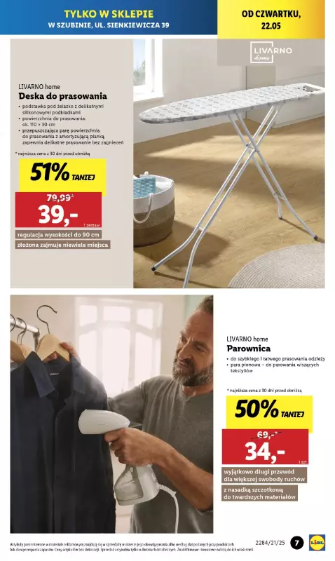Lidl - gazetka promocyjna Wielkie Otwarcie! Szubin od czwartku 22.05 do soboty 31.05 - strona 7