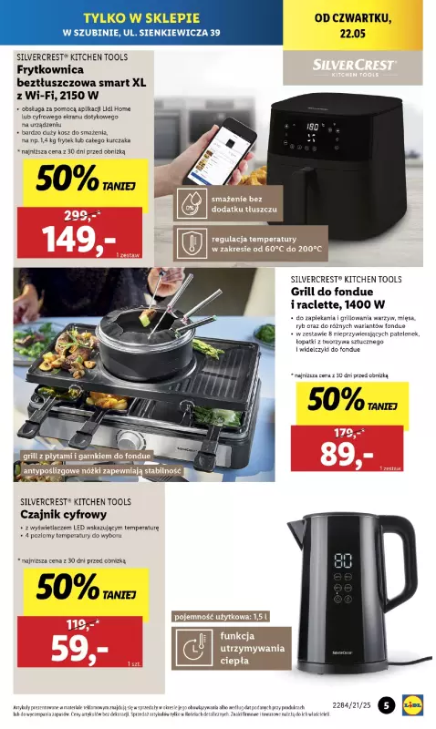 Lidl - gazetka promocyjna Wielkie Otwarcie! Szubin od czwartku 22.05 do soboty 31.05 - strona 5