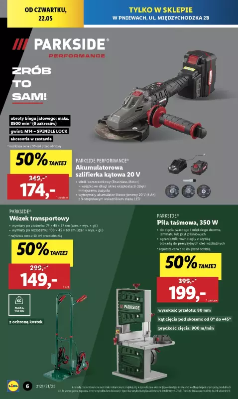 Lidl - gazetka promocyjna Wielkie Otwarcie! Pniewy od czwartku 22.05 do soboty 31.05 - strona 6